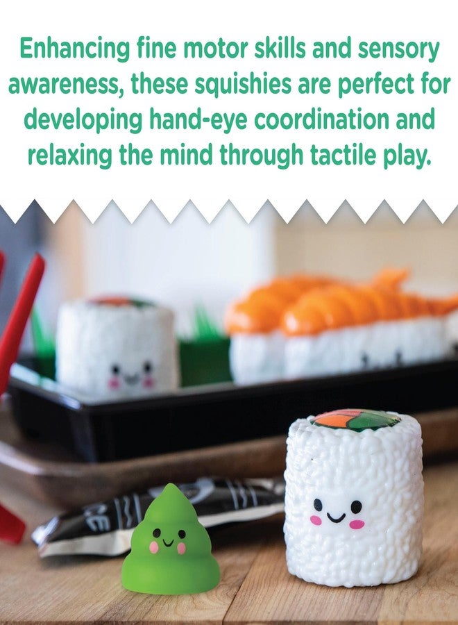 مايندوير مجموعة ألعاب MindWare Foodie Fidgets Sushi Tray للأطفال والكبار - من عمر 5 سنوات فما فوق - Image 5